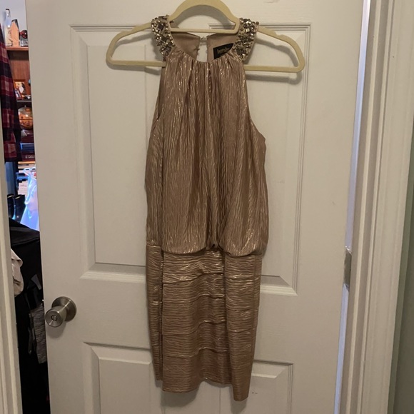 Laundry gold size 0 dress - Picture 2 of 5